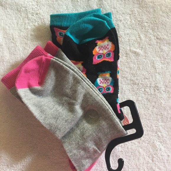 NWT SO 2 pack owl socks - Picture 6 of 6